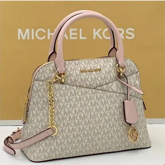 Michael Kors Jet Set Travel Medium Dome Satchel Shoulder Bag - Picture 2 of 16